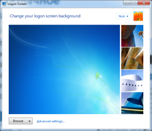 Logon Screen 3.01 for Windows 7