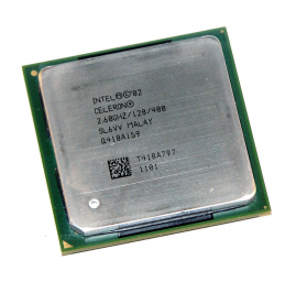 Процессор Intel® Celeron®, тактовая частота 2,60 ГГц, 128 КБ кэш-памяти, частота системной шины 400
